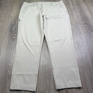 BYLT Mens Ivory Stretch Premium Basics Everyday 2.0 Slim Fit Chino Pant Size 40